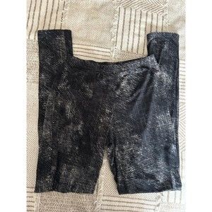 Clara Sun Woo Black and White Patterned Leggings